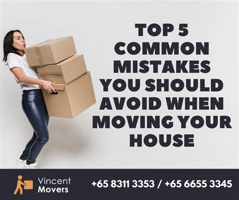 Top 5 Common Mistakes You Should Avoid When Moving Your House Vincent
