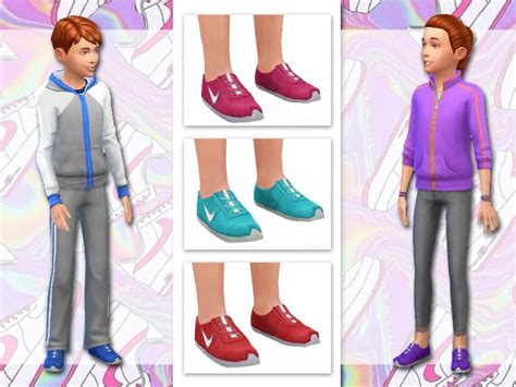 Nike Runners For Sims Kids The Sims 4 Catalog Sims 4 Nike Runners
