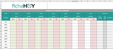 Plantilla Horario Semanal En Excel Excel Para Todos En Sexiz Pix