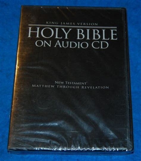 King James Version Holy Bible Audio Mp3 Cd Set New And Factory Sealed Ebay