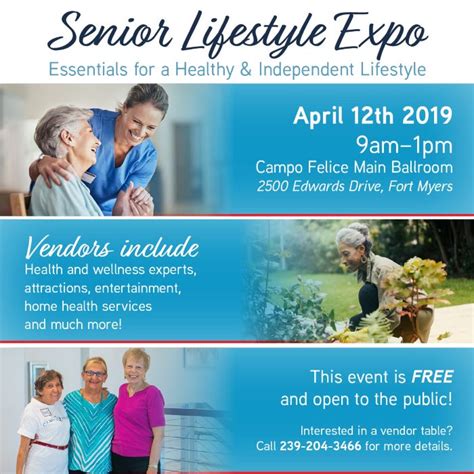 Senior Lifestyle Expo - Essentials for a Healthy ...