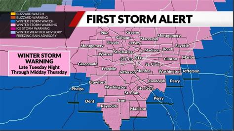 Winter Storm Warning The Midwest Snow Forecast Fox 2