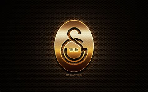 Download Wallpapers Galatasaray Fc Glitter Logo Super Lig Turkish