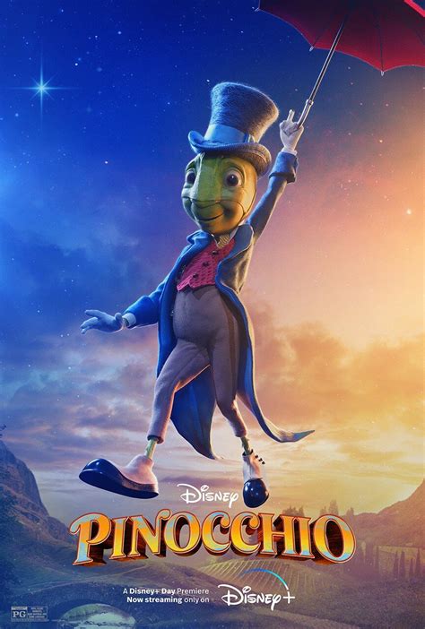 Pinocchio Character Posters Released What S On Disney Plus