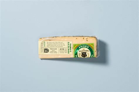Sartori Rosemary And Olive Oil Asiago Wedge Cheese Counter And Dairy