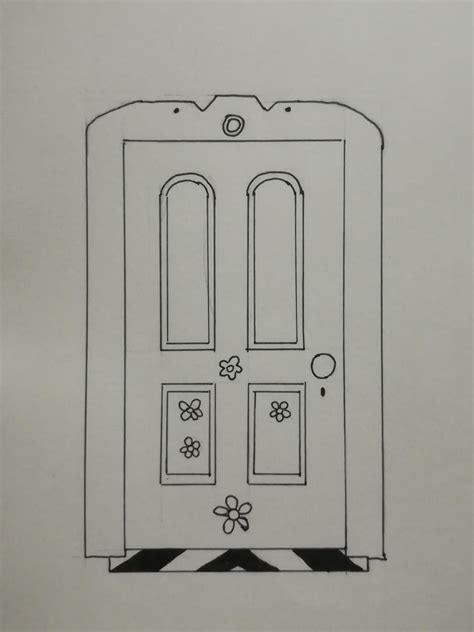 Day 74- doors . Boo's door from monsters inc. : drawing