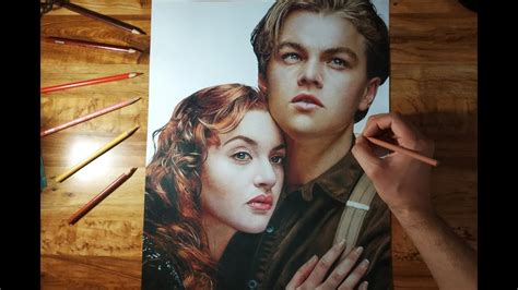 Jack Dawson Drawing Rose Scene