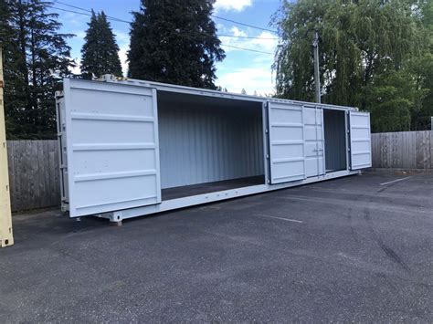 40 Foot Open Side High Cube Simple Box Storage Containers