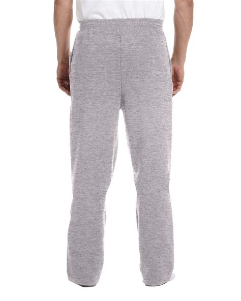Champion Adult Powerblend® Open Bottom Fleece Pant With Pockets Alphabroder