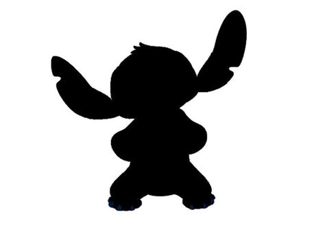 Stitch Silhouette At Getdrawings Free Download