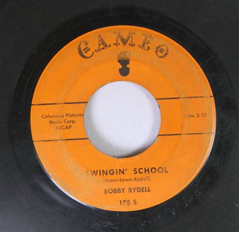 Bobbly Rydell 45 Rpm Swingin School Ding A Ling Music