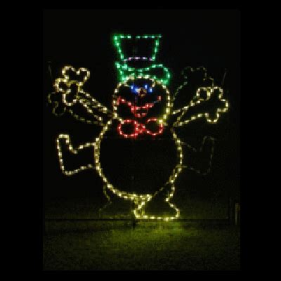 5 ft animated swinging santa. LED Outdoor Christmas Decorations - Lighted Commercial ...