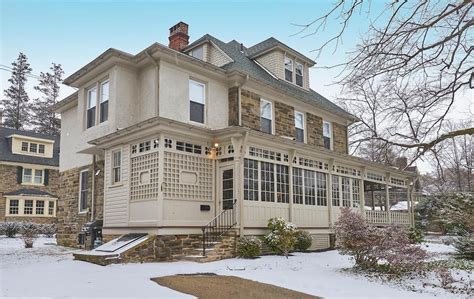Just Listed Renovated Chestnut Hill Stone Victorian House For Sale