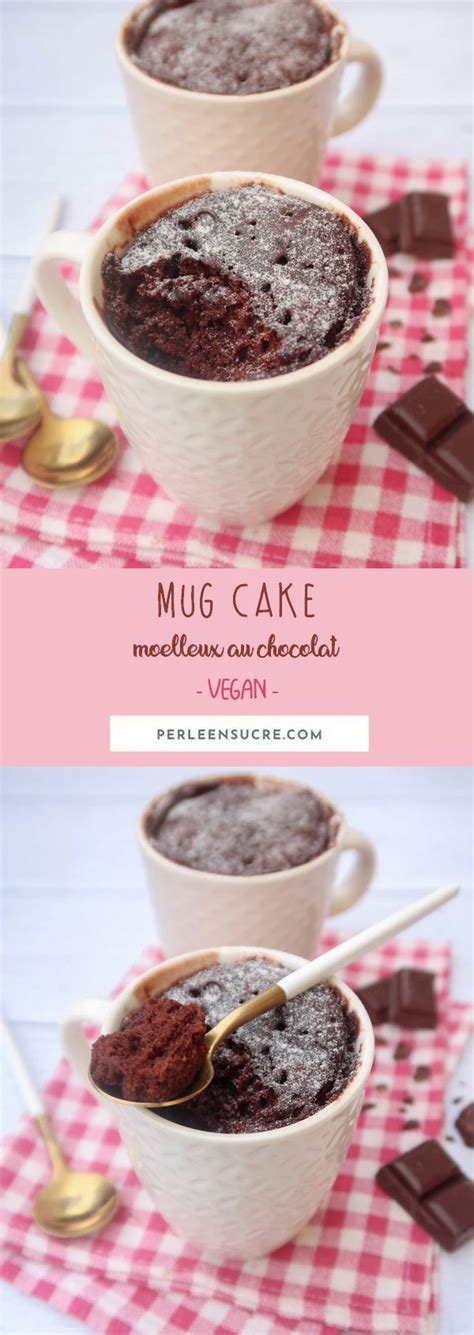 Mug Cake Moelleux Au Chocolat Vegan Perle En Sucre Moelleux Au