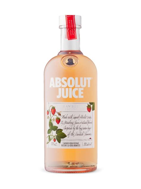 Absolut Juice Strawberry Edition From Lcbo Best Tequila Absolut Vodka