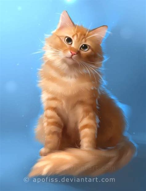 Celebrate Each New Day Cat Art Animated Animals Orange Tabby Cats