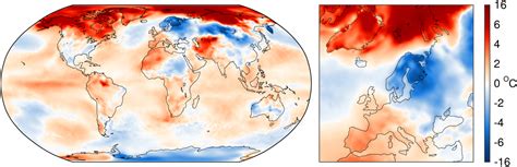 Average Surface Air Temperatures For January Copernicus