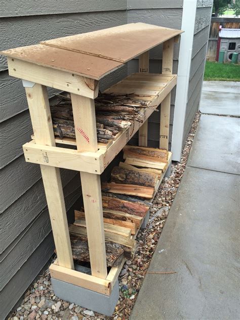 Shed Diy Firewood Storage That Is Easy To Make And Keeps Wood Dry And