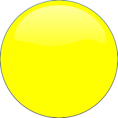 Yellow Circle Icon Clip Art At Clker Com Vector Clip Art Online Royalty Free Public Domain