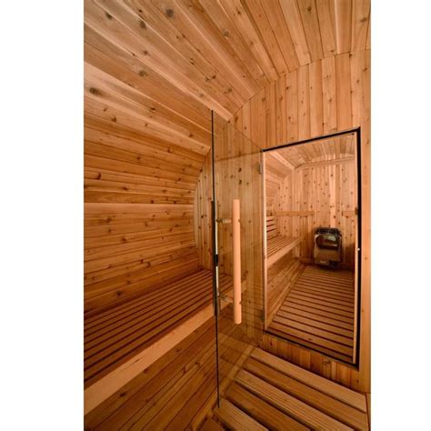 Almost Heaven Shenandoah 4 6 Person Classic Barrel Sauna 7x10 Ft W