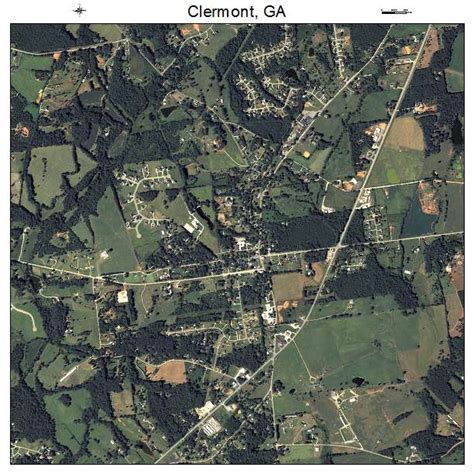 Aerial Photography Map Of Clermont Ga Georgia