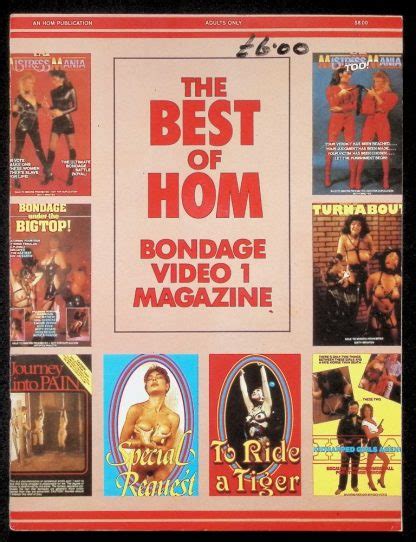 best of hom bondage video magazine no 1 brazenbooks
