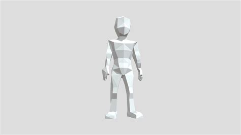 Lowpoly Character Freerigged Download Free 3d Model By Tyronic