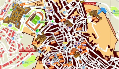 Mapa Plano Y Callejero De Siena Guía Blog Italia