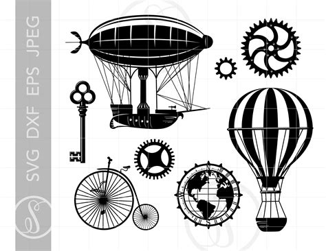 Steampunk Style Clip Art Downloads Vector Steampunk Clipart Images
