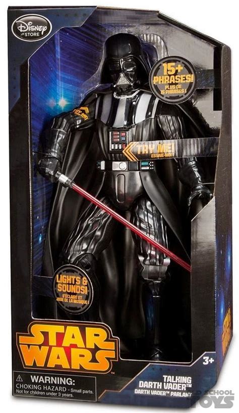 Star Wars Darth Vader Talking Figure Disney Store Exclusive Mib Old