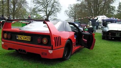 It's got smoother lines rather than the sharp, harsh edges you would typically find on lamborghinis and looks all the better for it. Ferrari F40 Replica with engine noise - YouTube
