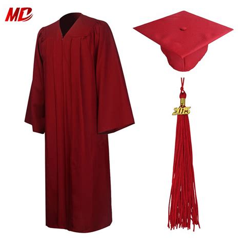 Graduationmall High School Unisex Matte Graduation Cap And Gown With