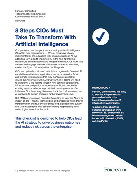 8 Steps Cios Must Take To Transform With Artificial Intelligence Itpro