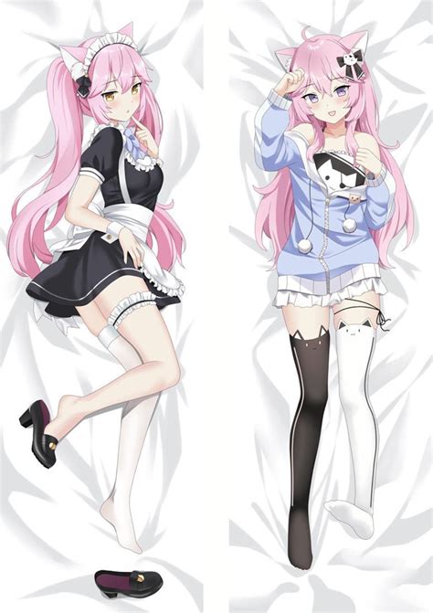 VTuber Nekomata Okayu Dakimakura Anime Hugging Body Pillow Etsy