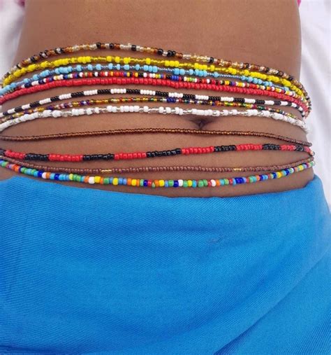 Waist Beads On Big Stomach Off