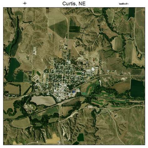 Aerial Photography Map Of Curtis Ne Nebraska