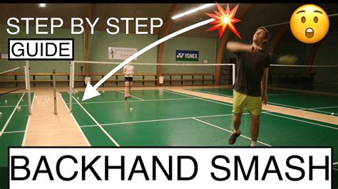 Badminton Technique 58 Backhand Smash Basic Tutorial Yonex