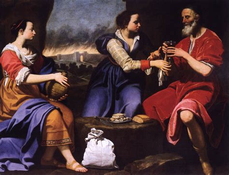 lot and his daughters by lippi lorenzo