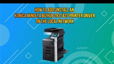 Konica minolta bizhub 211 is the option of printer that will help you complete printing and copying task. Minolta Bizhub 283 Driver - Find Serial Number And Meter ...