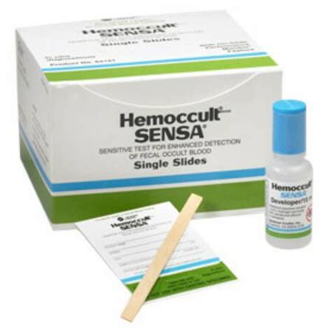 Hemoccult Sensa Single Slides Rapid Diagnostic Test Kit 64151a