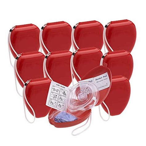 11 Pack First Aid Medical Cpr Rescue Mask Adultchild Pocket