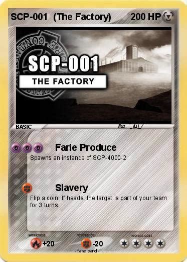 Pokémon Scp 001 The Factory Farie Produce My Pokemon Card