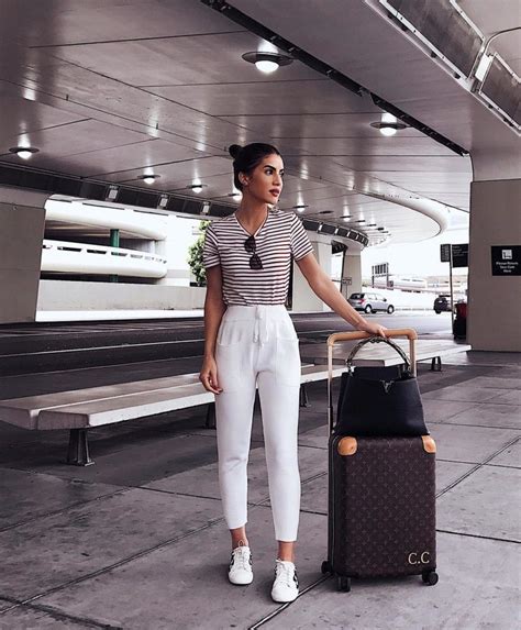 6 Outfits To Wear To The Airport Comfy Travel Outfit Fashion Travel