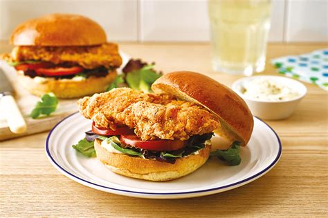 Crispy Chicken Burgers with Lemon Pepper Mayo | Crisp 'n Dry