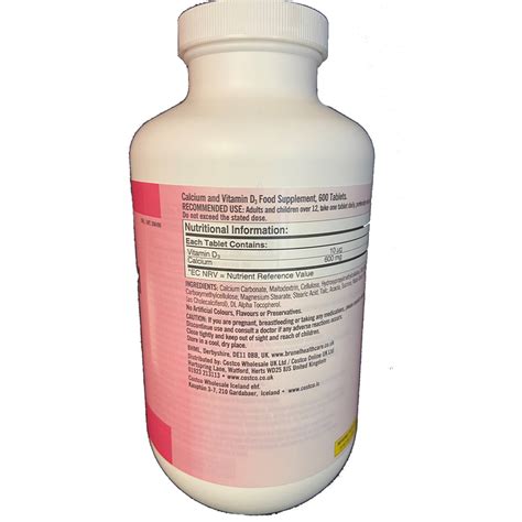 Check spelling or type a new query. Kirkland Signature Calcium & Vitamin D3, 600ct | Costco UK
