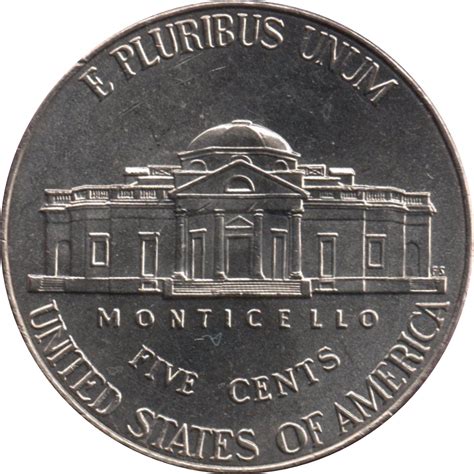 5 Cents Jefferson Nickel Retour à Monticello États Unis Numista