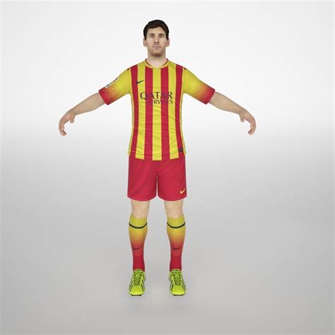 Explore {{searchview.params.phrase}} by color family. 3D model lionel messi young | CGTrader