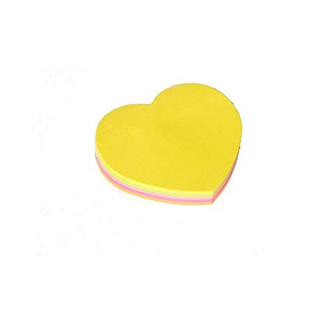 Heart Shape Sticky Notes Memo Notes 3 X 3 Inches100 Sheets Per Pad