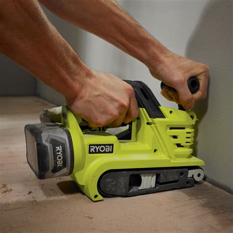 The best belt sander is made by makita, with 3 different designs to choose from it comes down to your preferred belt size, weight, and handle type. Ryobi R18BS-0 18V ONE+ Cordless Belt Sander Body Only