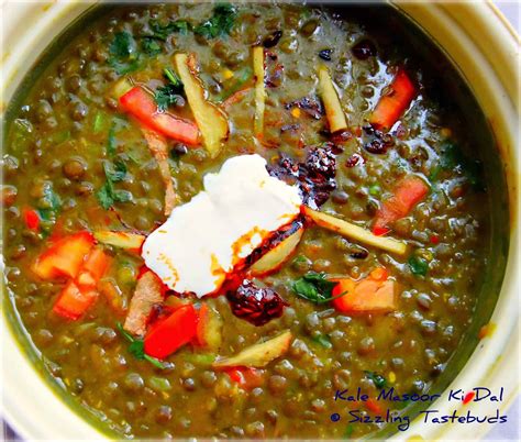 Kale Masoor Ki Dal ~ Whole Red Lentil Curry Sizzling Tastebuds
